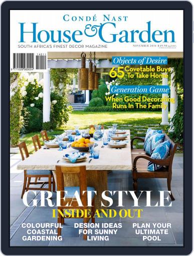 Condé Nast House & Garden November 1st, 2014 Digital Back Issue Cover