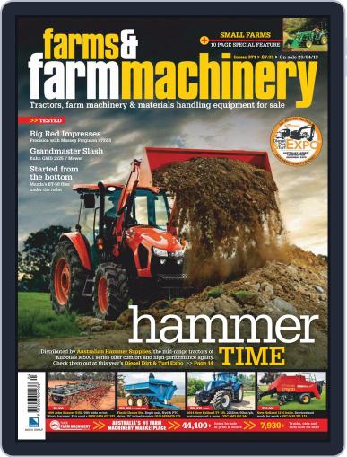 Farms and Farm Machinery April 1st, 2019 Digital Back Issue Cover
