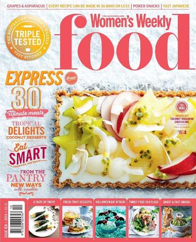 The Australian Women’s Weekly Food October 11th, 2015 Digital Back Issue Cover