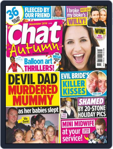 Chat Specials November 1st, 2016 Digital Back Issue Cover