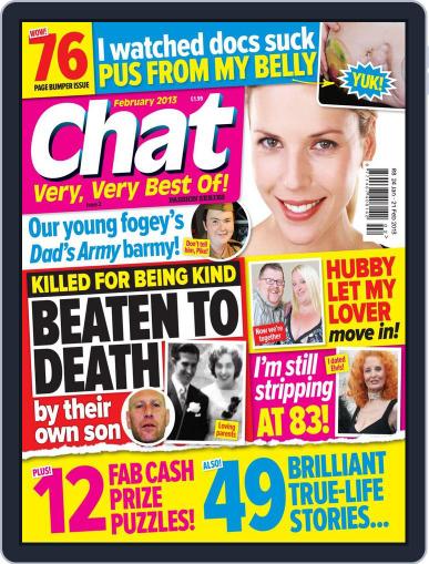 Chat Specials January 24th, 2013 Digital Back Issue Cover