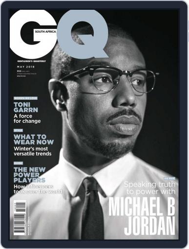 GQ South Africa May 1st, 2018 Digital Back Issue Cover