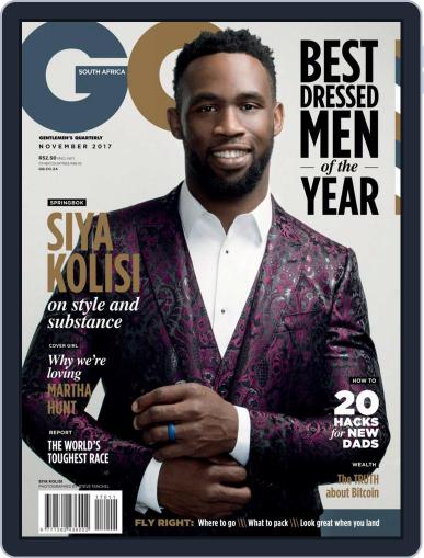 GQ South Africa November 1st, 2017 Digital Back Issue Cover