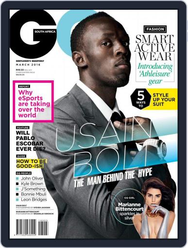 GQ South Africa February 24th, 2016 Digital Back Issue Cover