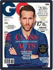 GQ South Africa (Digital) Subscription                    January 20th, 2016 Issue