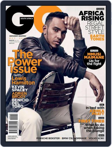 GQ South Africa October 5th, 2015 Digital Back Issue Cover