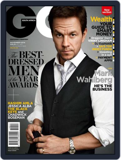GQ South Africa October 28th, 2014 Digital Back Issue Cover