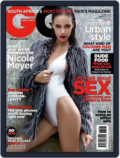 GQ South Africa June 25th, 2013 Digital Back Issue Cover