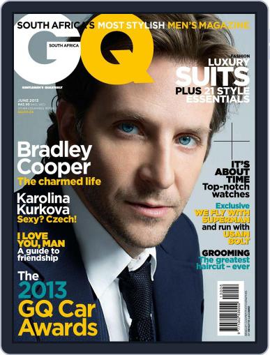 GQ South Africa May 21st, 2013 Digital Back Issue Cover