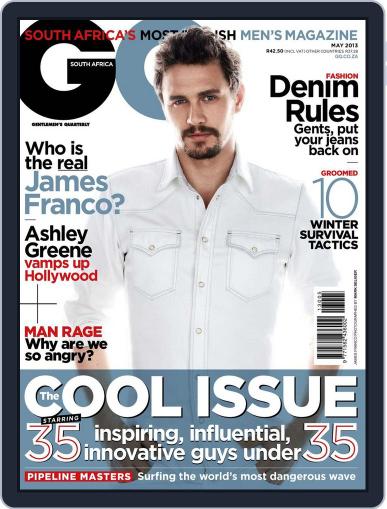 GQ South Africa April 23rd, 2013 Digital Back Issue Cover