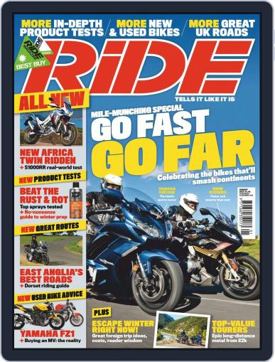 RiDE United Kingdom January 1st, 2020 Digital Back Issue Cover