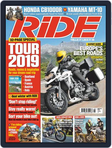 RiDE United Kingdom March 1st, 2019 Digital Back Issue Cover