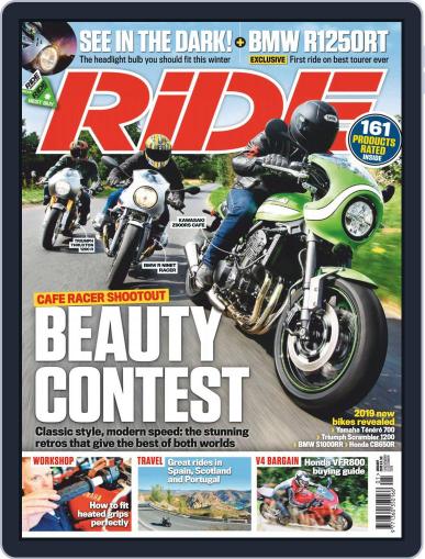 RiDE United Kingdom January 1st, 2019 Digital Back Issue Cover