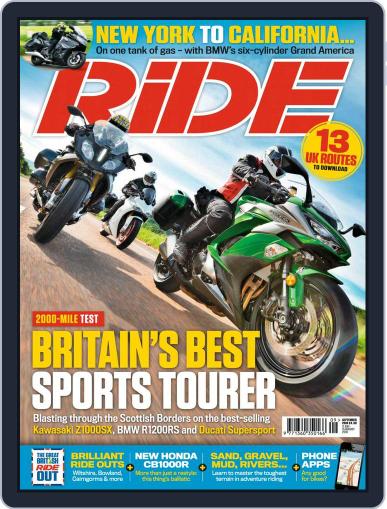 RiDE United Kingdom September 1st, 2018 Digital Back Issue Cover