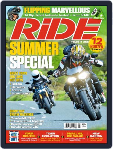 RiDE United Kingdom August 1st, 2018 Digital Back Issue Cover