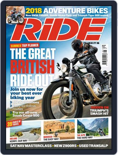 RiDE United Kingdom May 1st, 2018 Digital Back Issue Cover