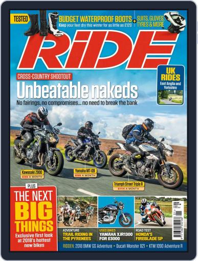 RiDE United Kingdom January 1st, 2018 Digital Back Issue Cover