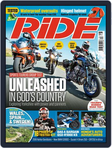 RiDE United Kingdom December 1st, 2017 Digital Back Issue Cover