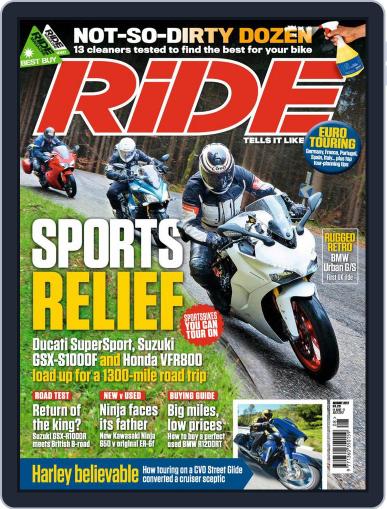 RiDE United Kingdom August 1st, 2017 Digital Back Issue Cover