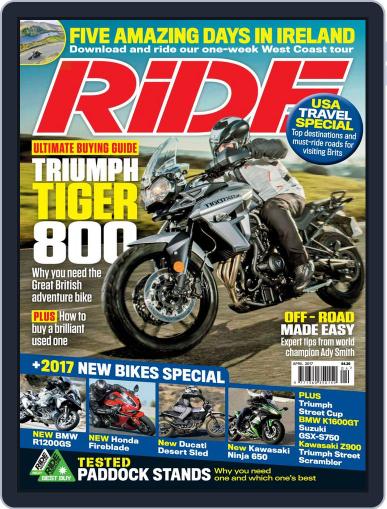 RiDE United Kingdom April 1st, 2017 Digital Back Issue Cover
