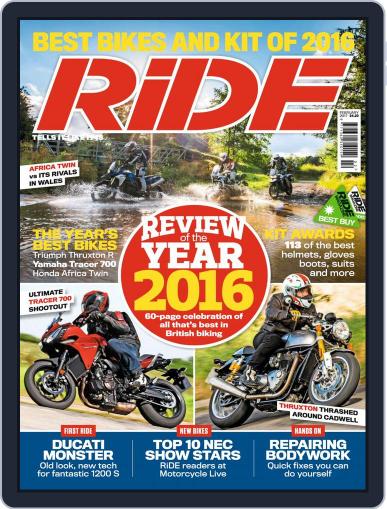 RiDE United Kingdom February 1st, 2017 Digital Back Issue Cover