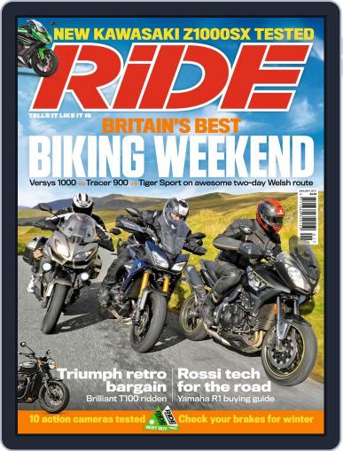RiDE United Kingdom January 1st, 2017 Digital Back Issue Cover