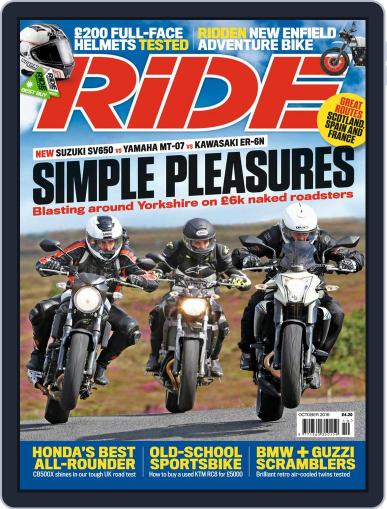 RiDE United Kingdom September 30th, 2016 Digital Back Issue Cover