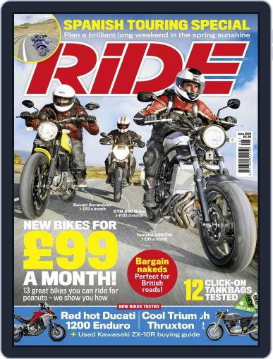 RiDE United Kingdom April 13th, 2016 Digital Back Issue Cover