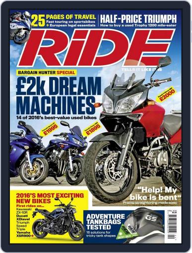 RiDE United Kingdom February 17th, 2016 Digital Back Issue Cover
