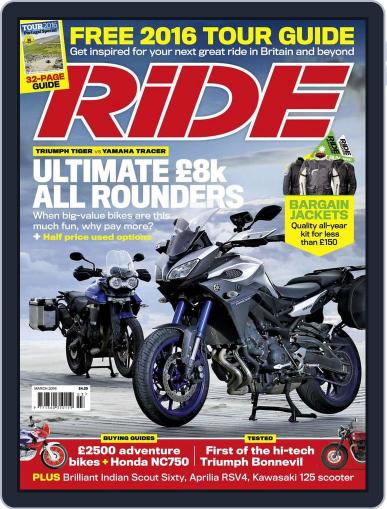 RiDE United Kingdom January 13th, 2016 Digital Back Issue Cover