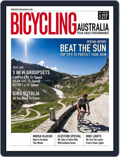Bicycling Australia May 1st, 2019 Digital Back Issue Cover