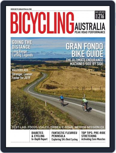 Bicycling Australia March 1st, 2019 Digital Back Issue Cover