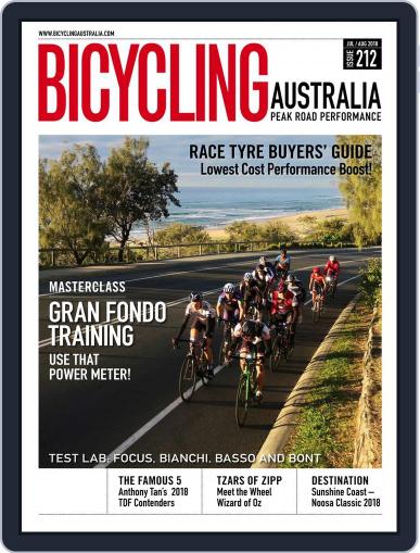 Bicycling Australia July 1st, 2018 Digital Back Issue Cover