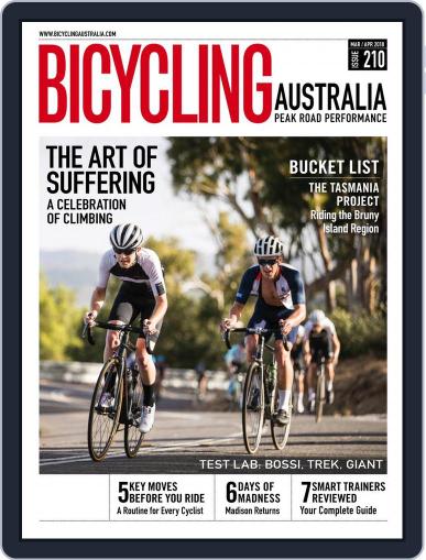Bicycling Australia April 1st, 2018 Digital Back Issue Cover