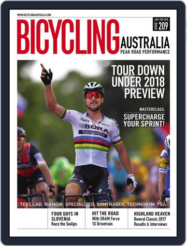 Bicycling Australia January 1st, 2018 Digital Back Issue Cover