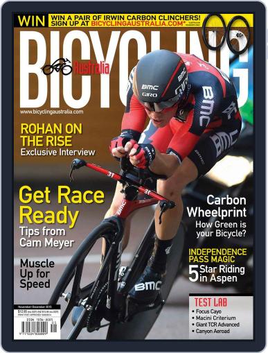 Bicycling Australia October 30th, 2015 Digital Back Issue Cover