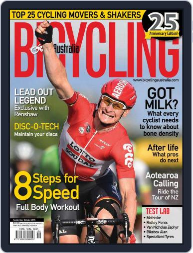 Bicycling Australia August 21st, 2015 Digital Back Issue Cover