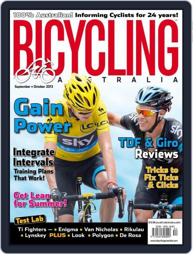 Bicycling Australia September 2nd, 2013 Digital Back Issue Cover