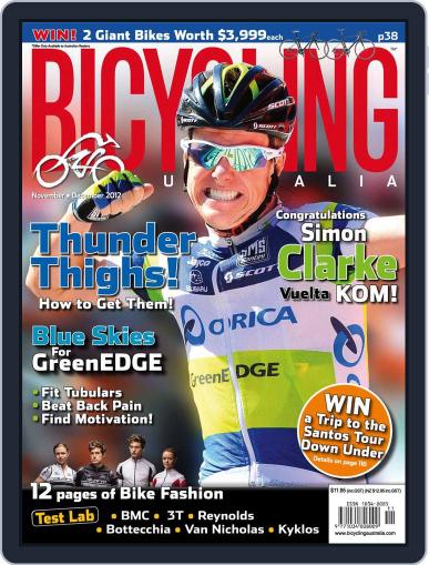 Bicycling Australia October 24th, 2012 Digital Back Issue Cover
