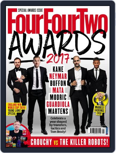 FourFourTwo UK January 1st, 2018 Digital Back Issue Cover
