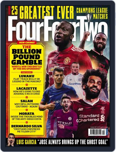 FourFourTwo UK October 1st, 2017 Digital Back Issue Cover