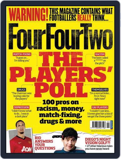 FourFourTwo UK February 1st, 2013 Digital Back Issue Cover