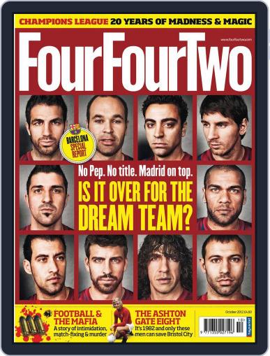 FourFourTwo UK October 1st, 2012 Digital Back Issue Cover