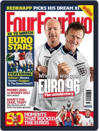 FourFourTwo UK June 5th, 2012 Digital Back Issue Cover