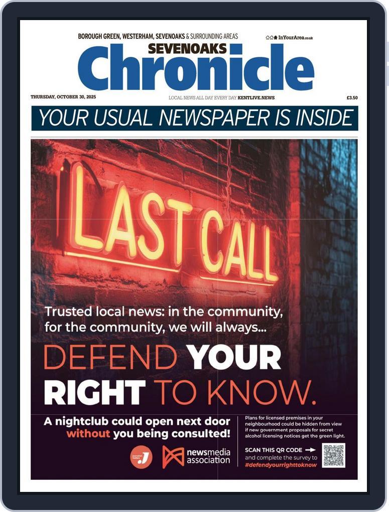 Sevenoaks Chronicle (Digital) Subscription