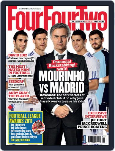 FourFourTwo UK March 17th, 2011 Digital Back Issue Cover