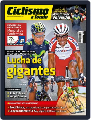 Ciclismo A Fondo (Digital) August 21st, 2014 Issue Cover