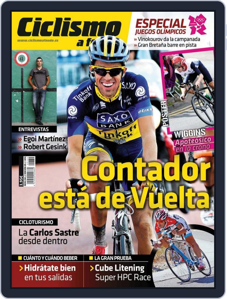 Ciclismo A Fondo (Digital) Subscription                    August 14th, 2012 Issue