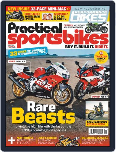 Practical Sportsbikes March 1st, 2019 Digital Back Issue Cover