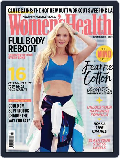 Women's Health UK November 1st, 2018 Digital Back Issue Cover